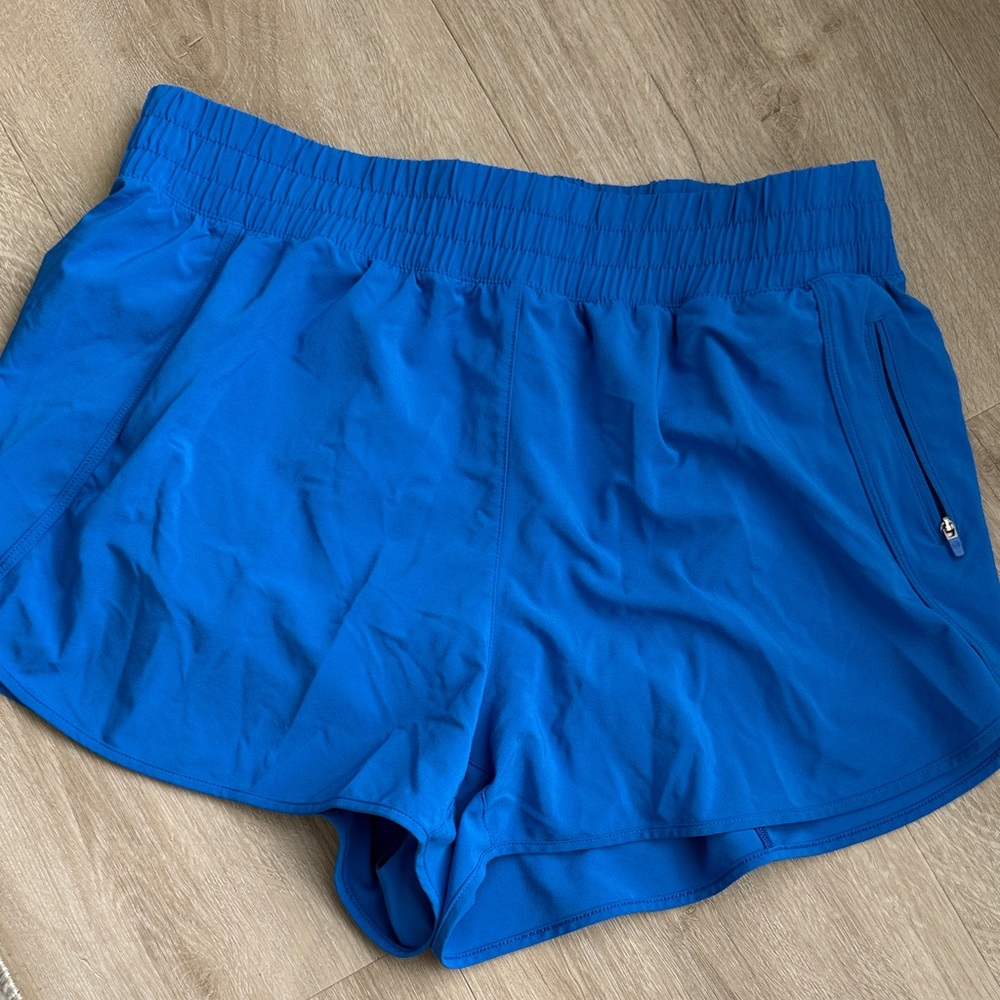 CRZ YOGA Blue Women's Athletic Shorts